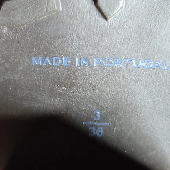 Office womens tall brown leather boots size 6 Made in Portugal 3" heel - Picture 8 of 8